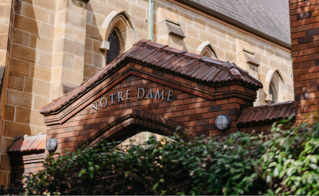 Notre Dame Courtyard